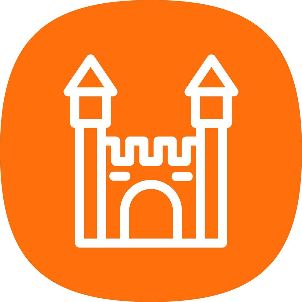 Bouncy Castle Vector Icon Design