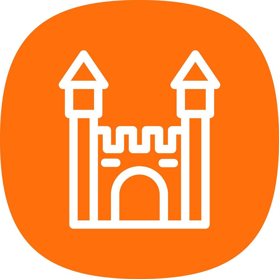 Bouncy Castle Vector Icon Design