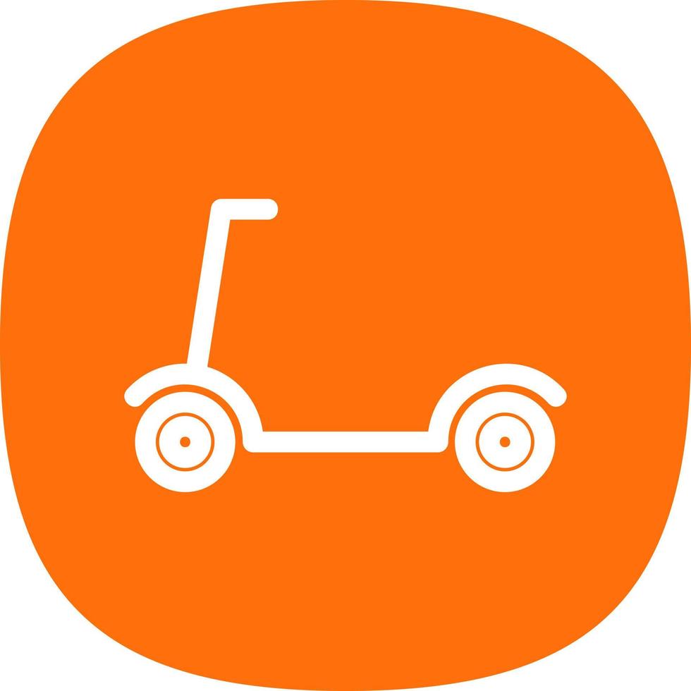 Scooter Vector Icon Design