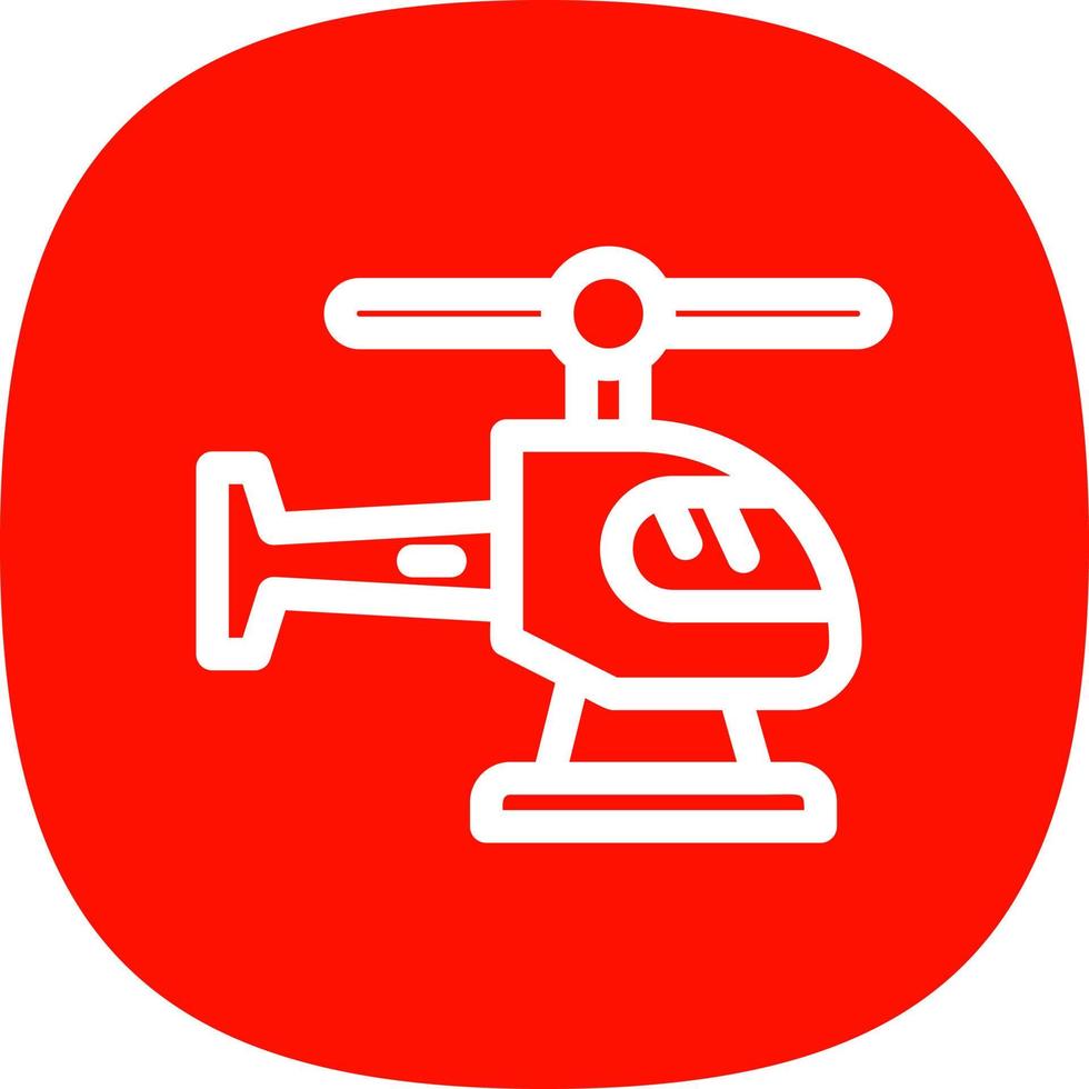 diseño de icono de vector de helicóptero