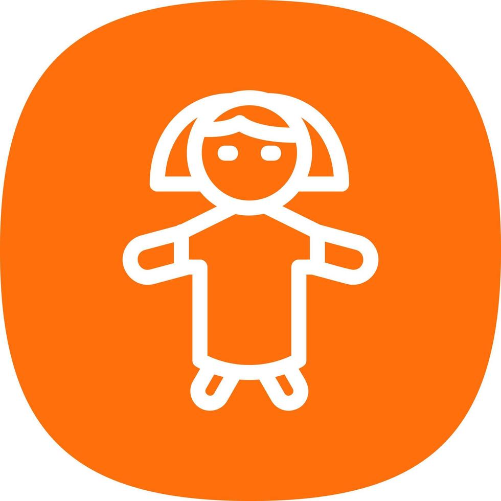 Doll Vector Icon Design