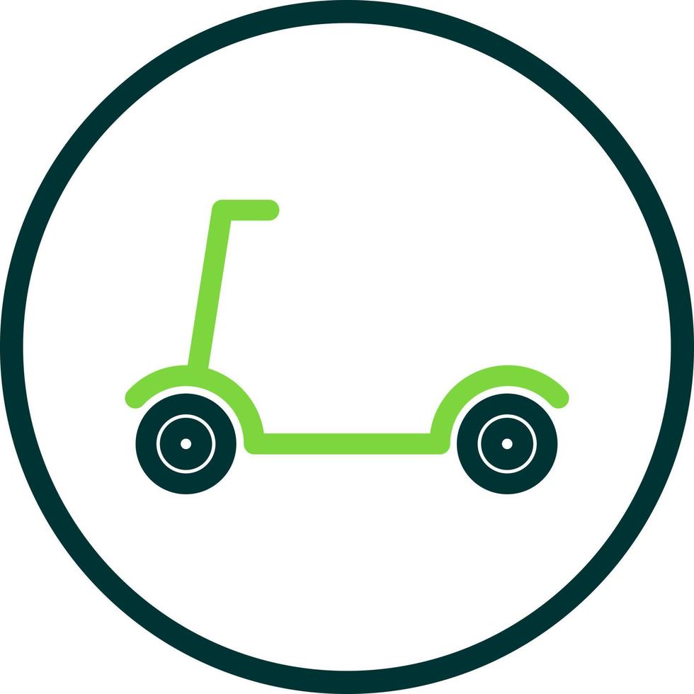 Scooter Vector Icon Design