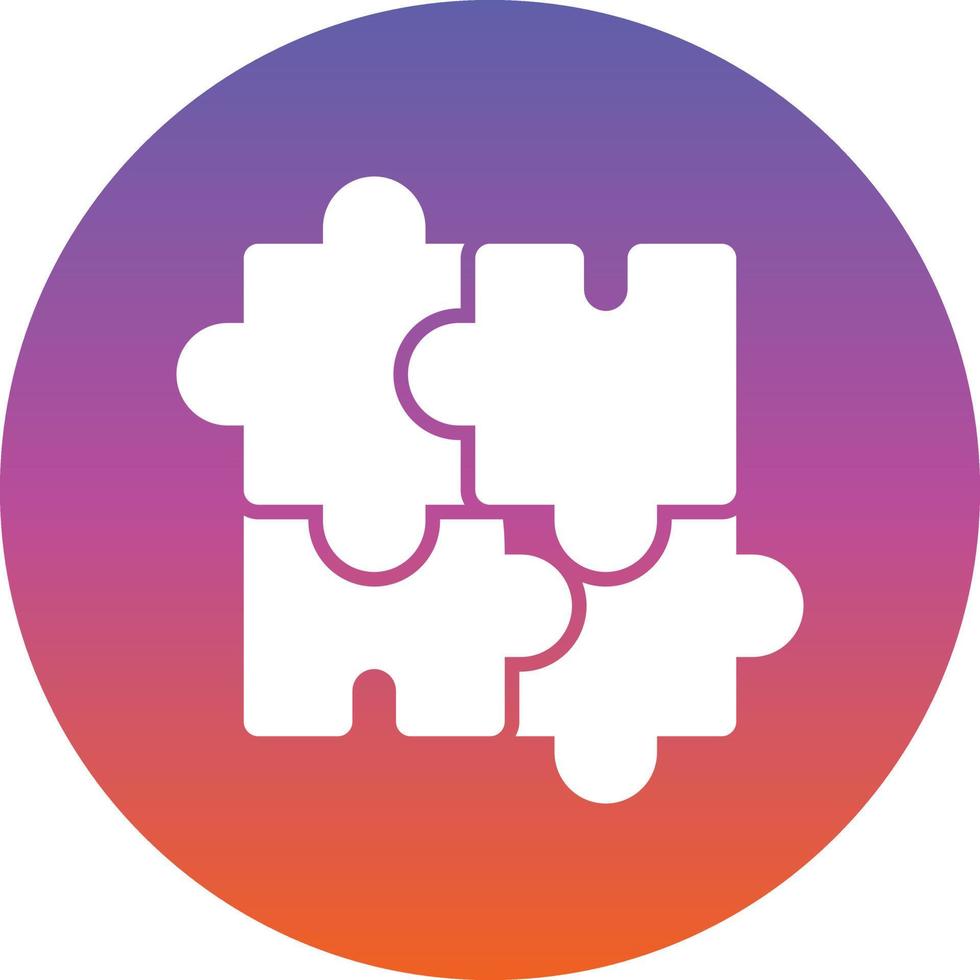 Puzzle Vector Icon Design