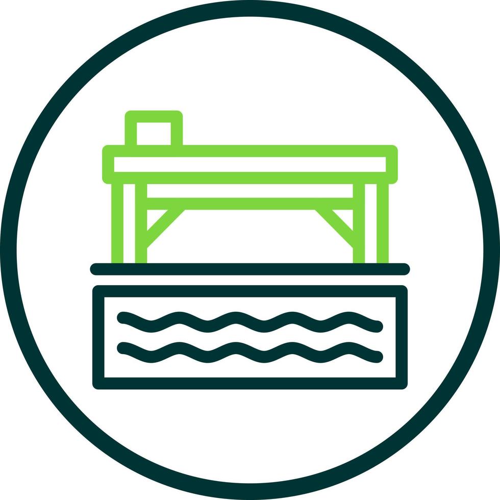 Massage Pool Vector Icon Design