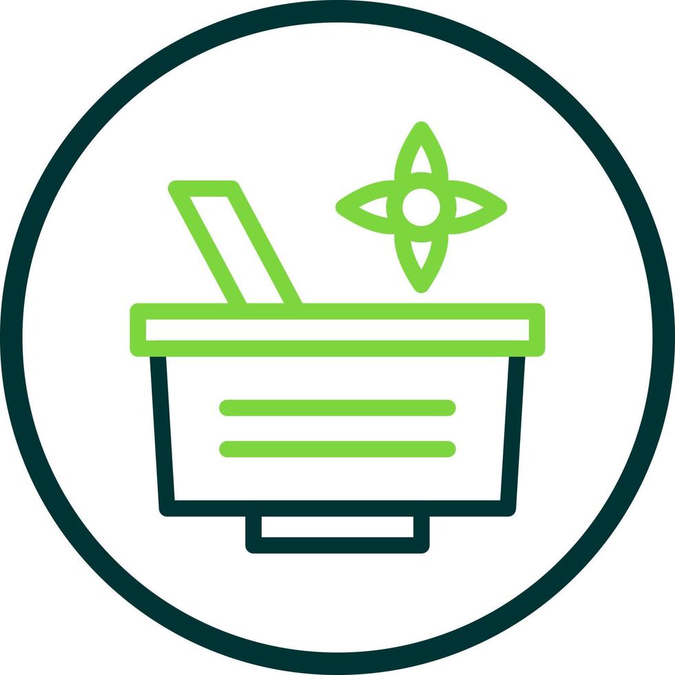 Spa Bowl Vector Icon Design