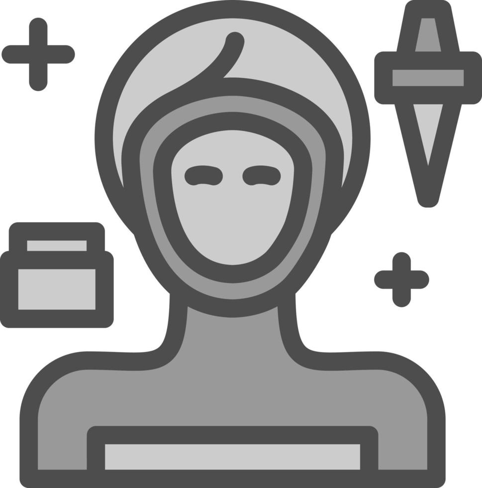 diseño de icono de vector de tratamiento facial