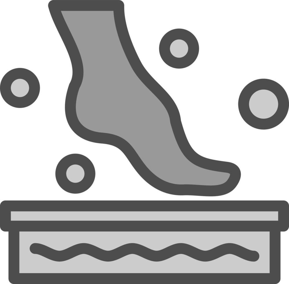 diseño de icono de vector de spa de pie