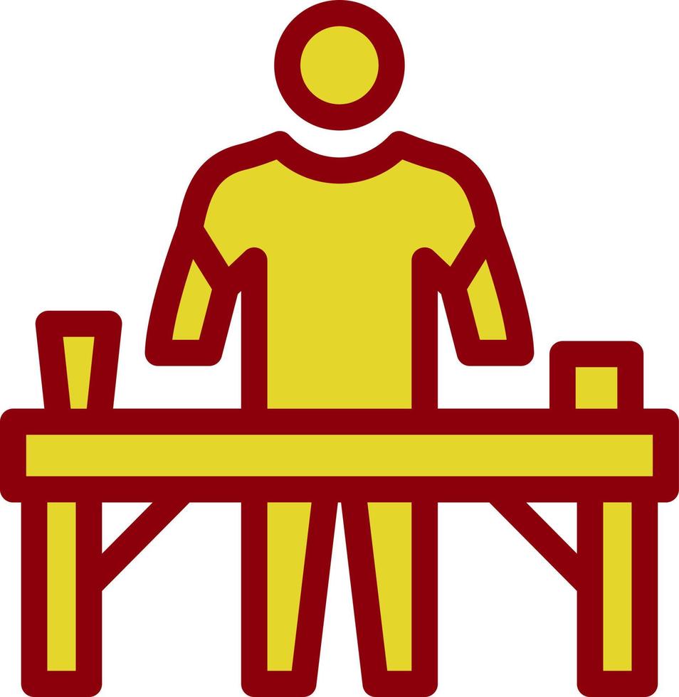 Massage Therapist Vector Icon Design