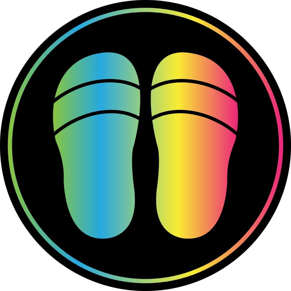 Slippers Vector Icon Design