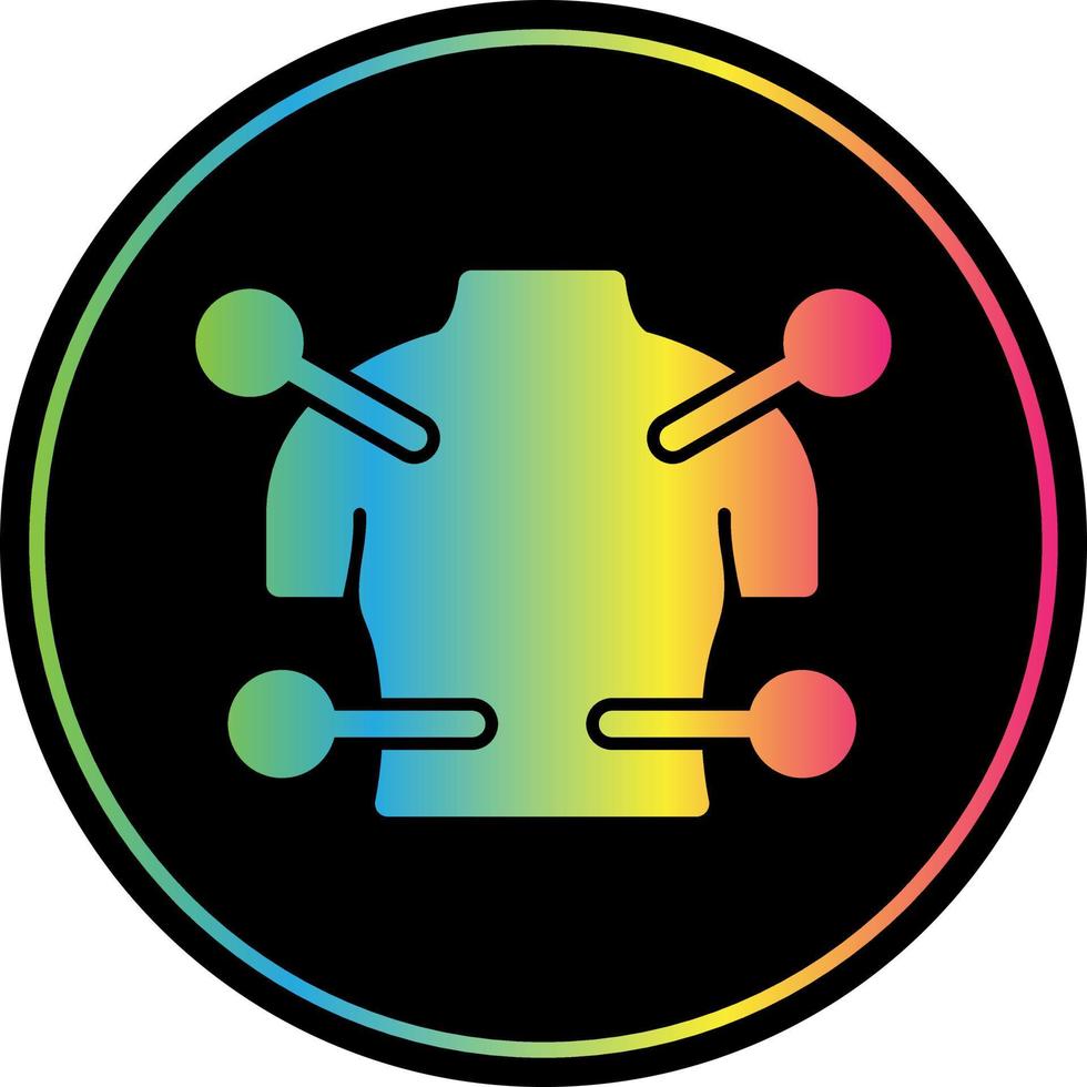 Body Acupuncture Vector Icon Design