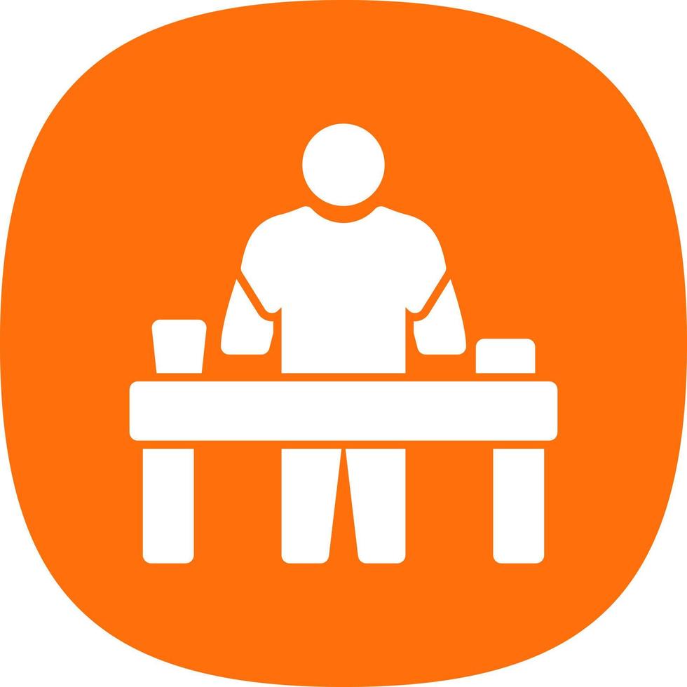 Massage Therapist Vector Icon Design