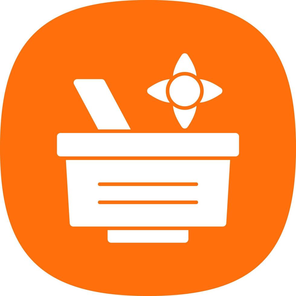 Spa Bowl Vector Icon Design