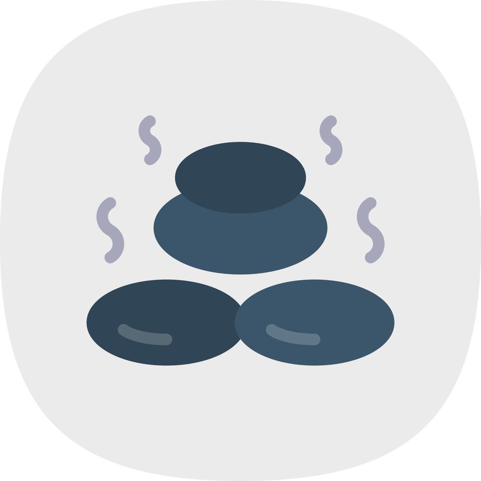 Hot Stone Vector Icon Design
