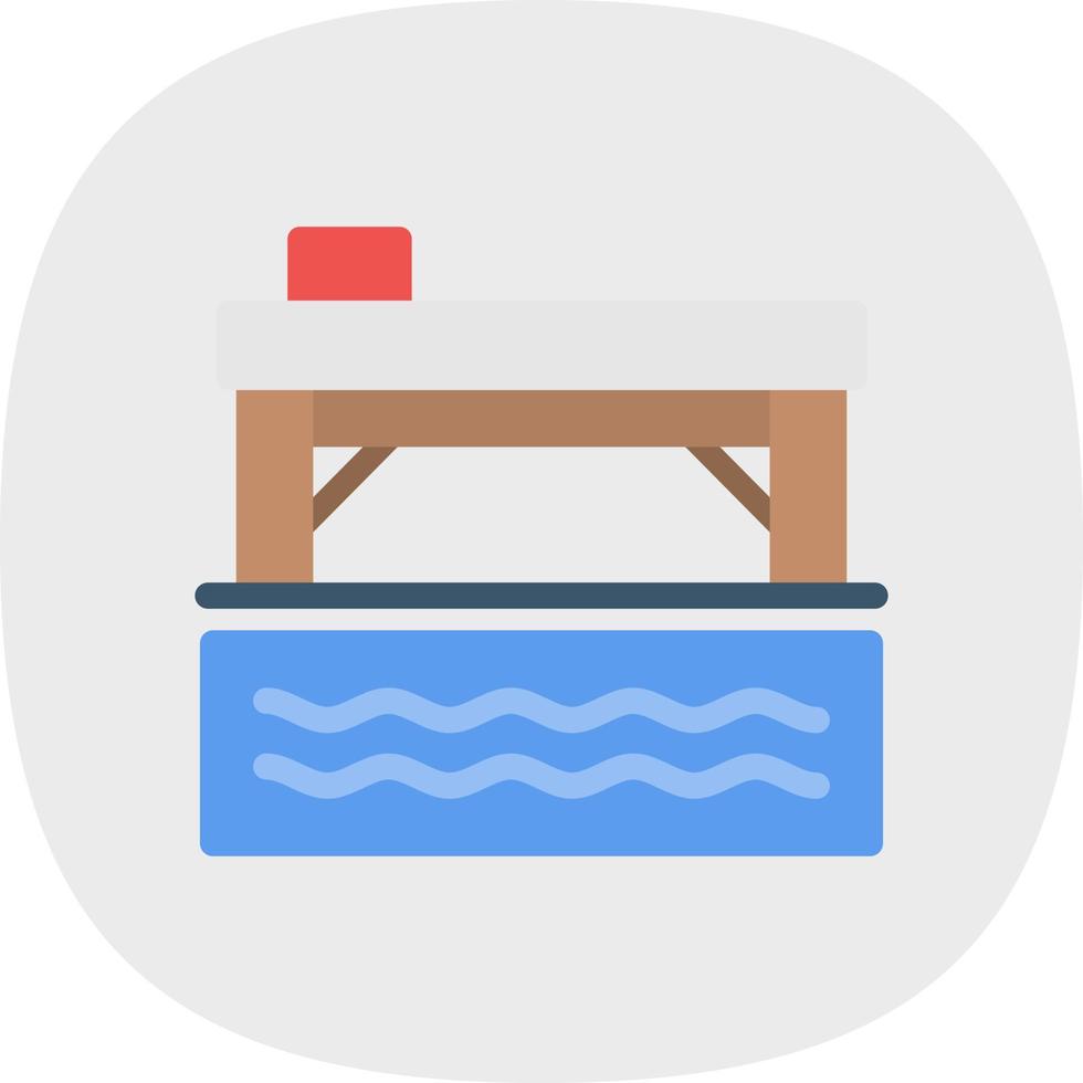 Massage Pool Vector Icon Design