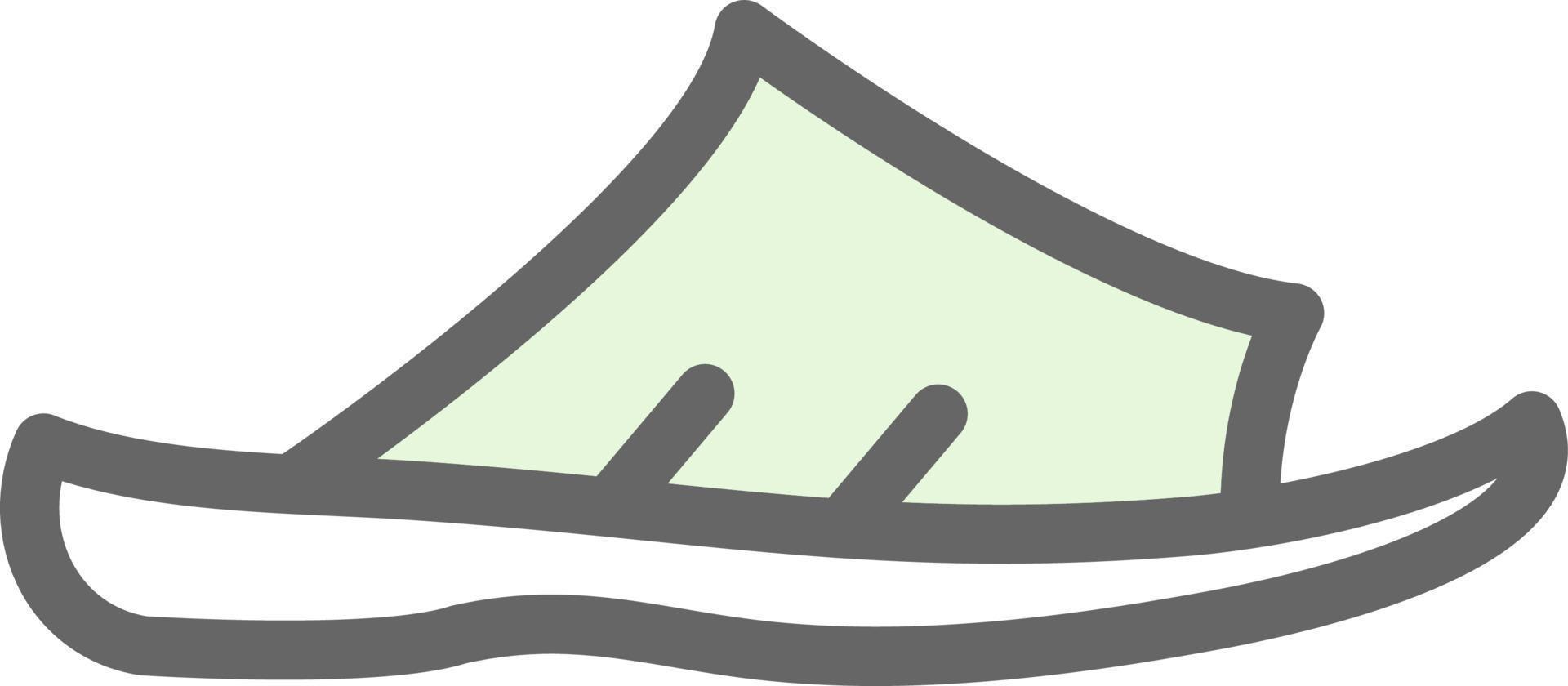 Sandal Vector Icon Design