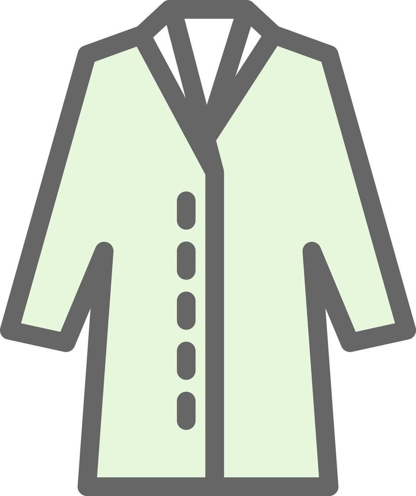 Lab Coat Vector Icon Design