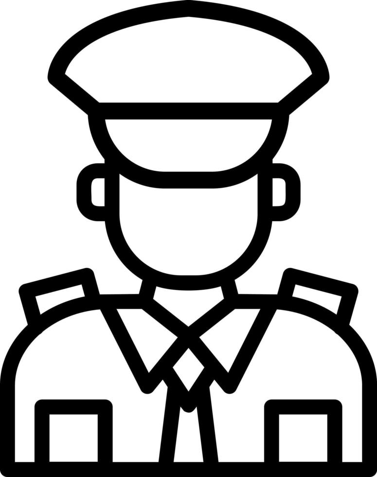 Policeman Vector Icon Design