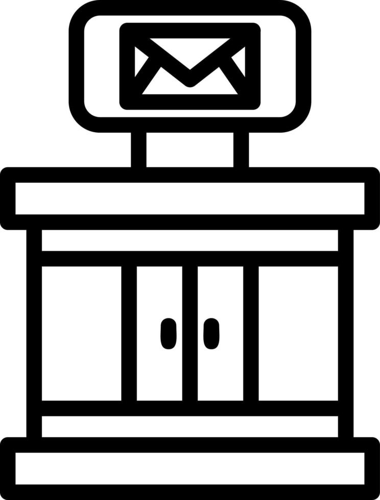 Post Office Vector Icon Design