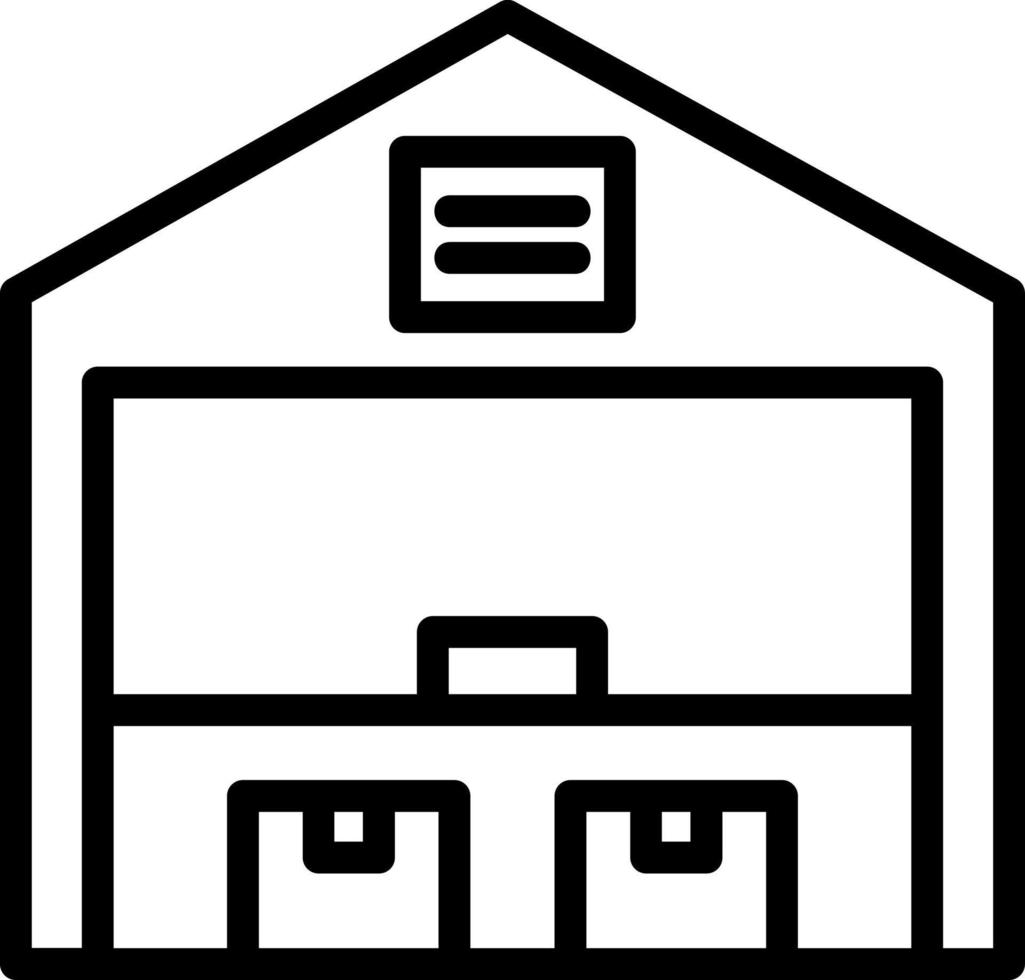 Ware House Vector Icon Design