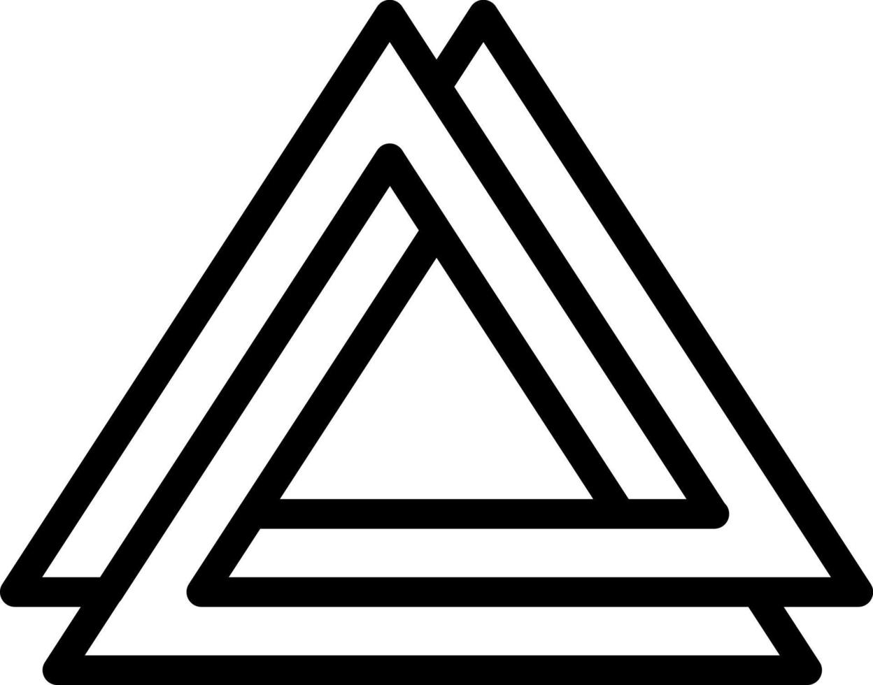 diseño de icono de vector de valknut