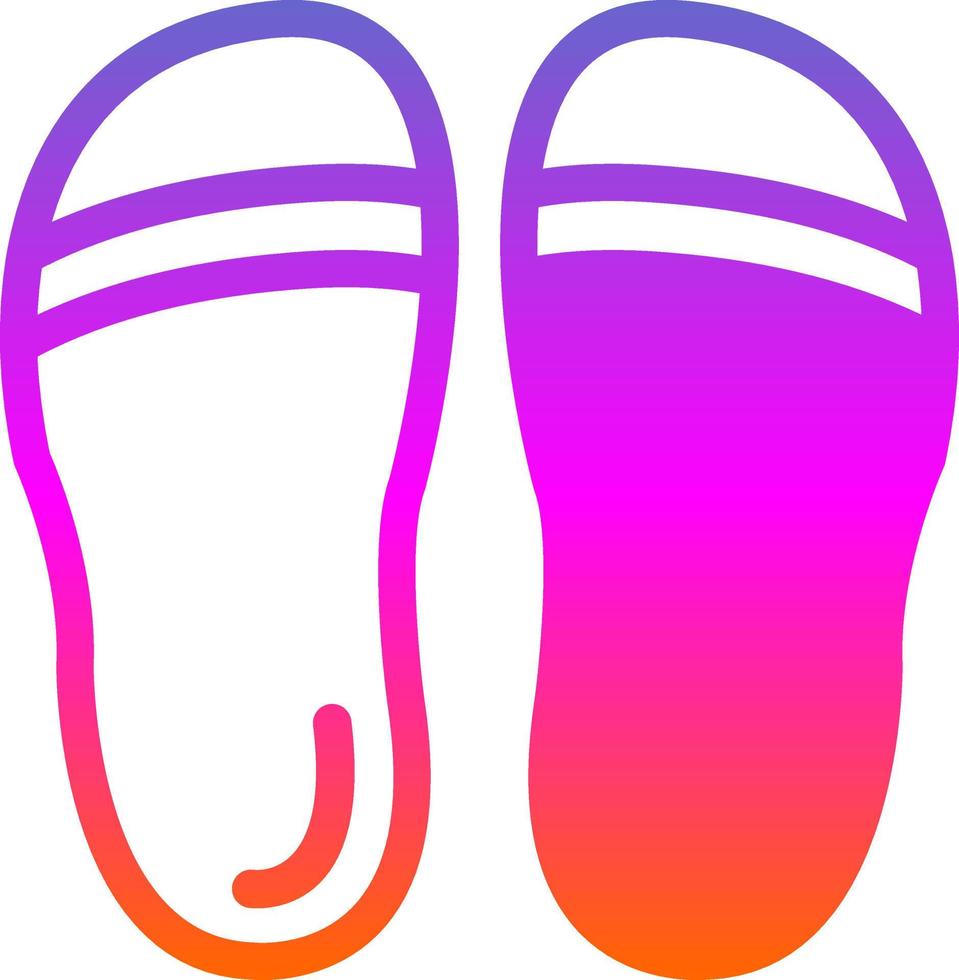 Slipper Vector Icon Design