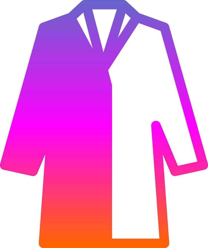 Lab Coat Vector Icon Design