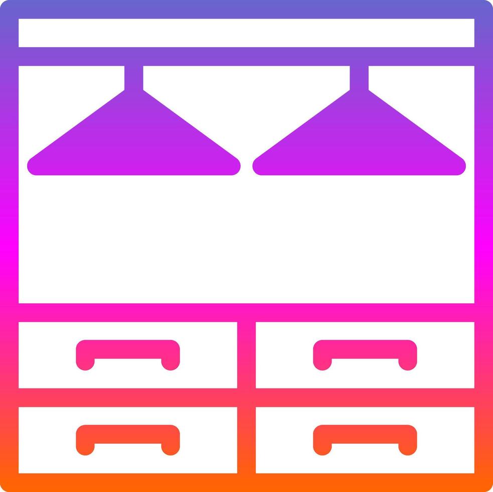 Wardrobe Vector Icon Design