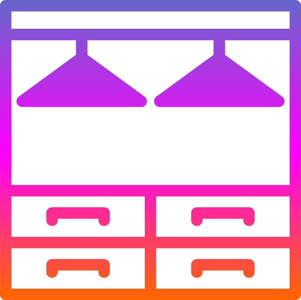 Wardrobe Vector Icon Design