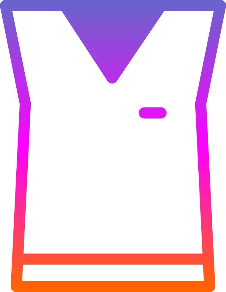 Sleeveless Shirt Vector Icon Design