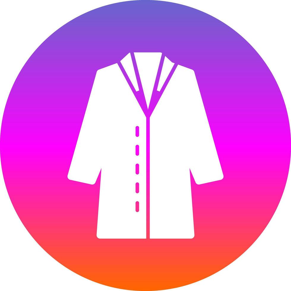 Lab Coat Vector Icon Design