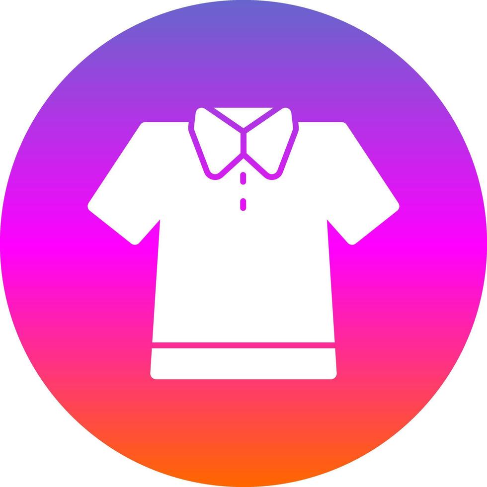 Polo Shirt Vector Icon Design