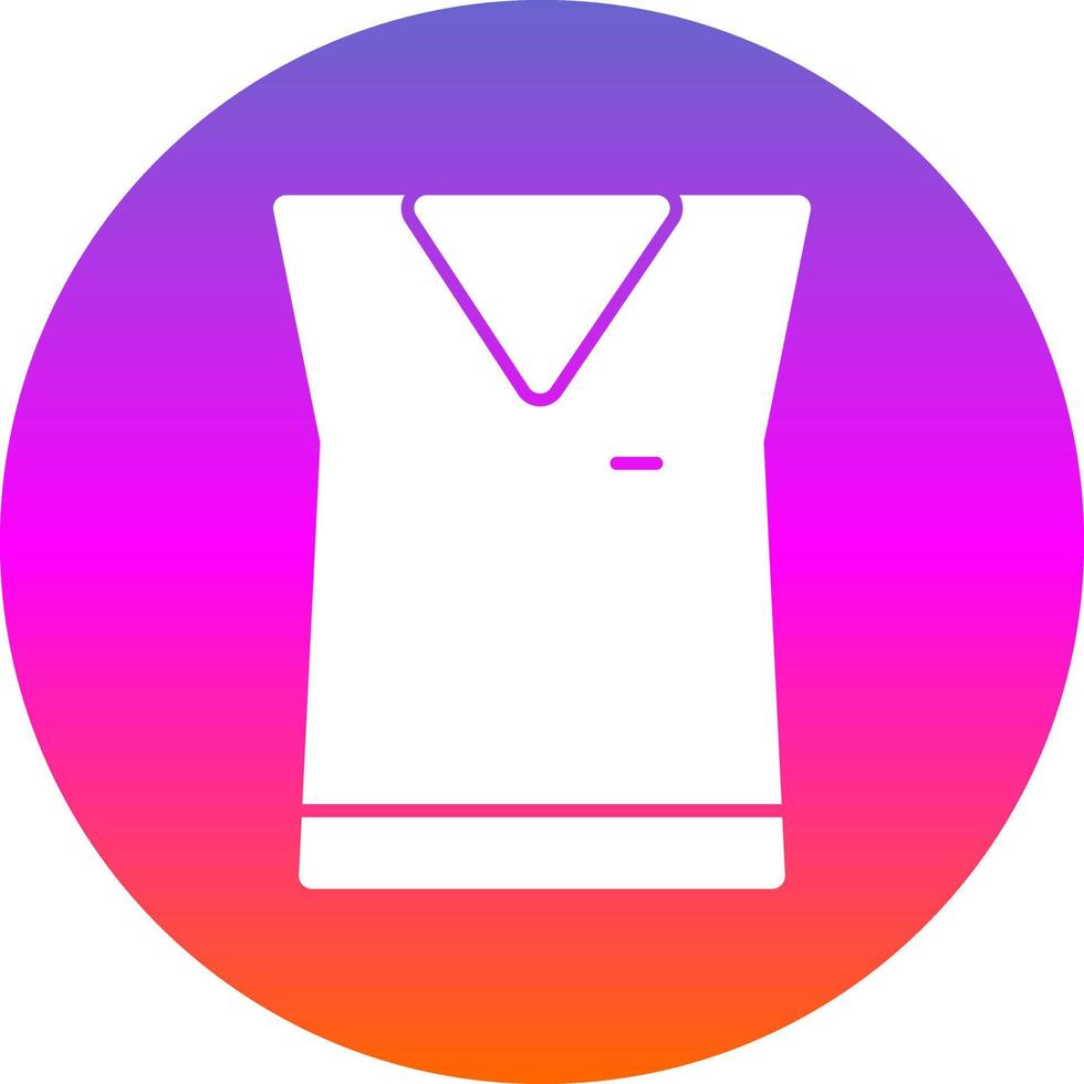 diseño de icono de vector de camisa sin mangas