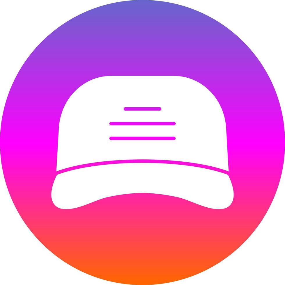 diseño de icono de vector de gorra de béisbol