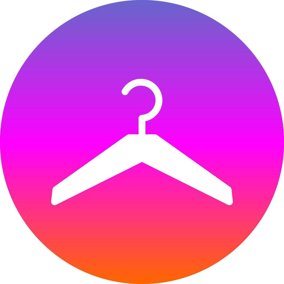 Clothes Hanger Vector Icon Design