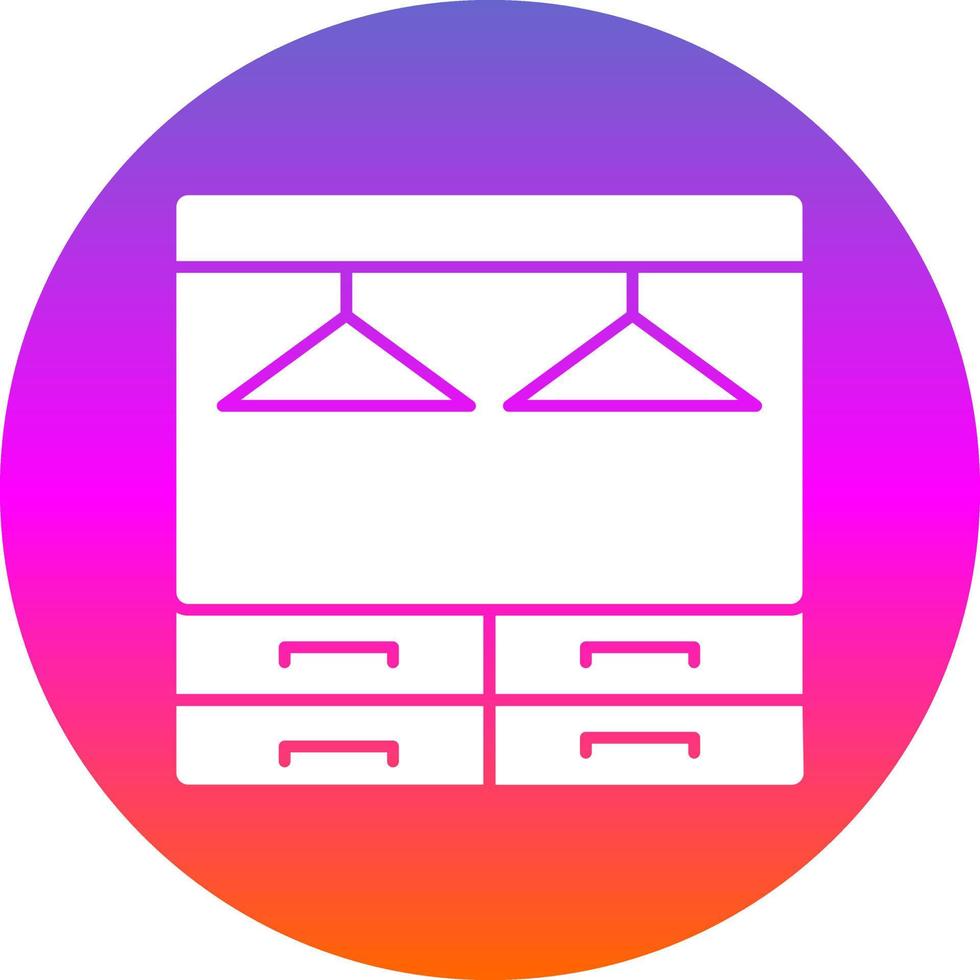 Wardrobe Vector Icon Design