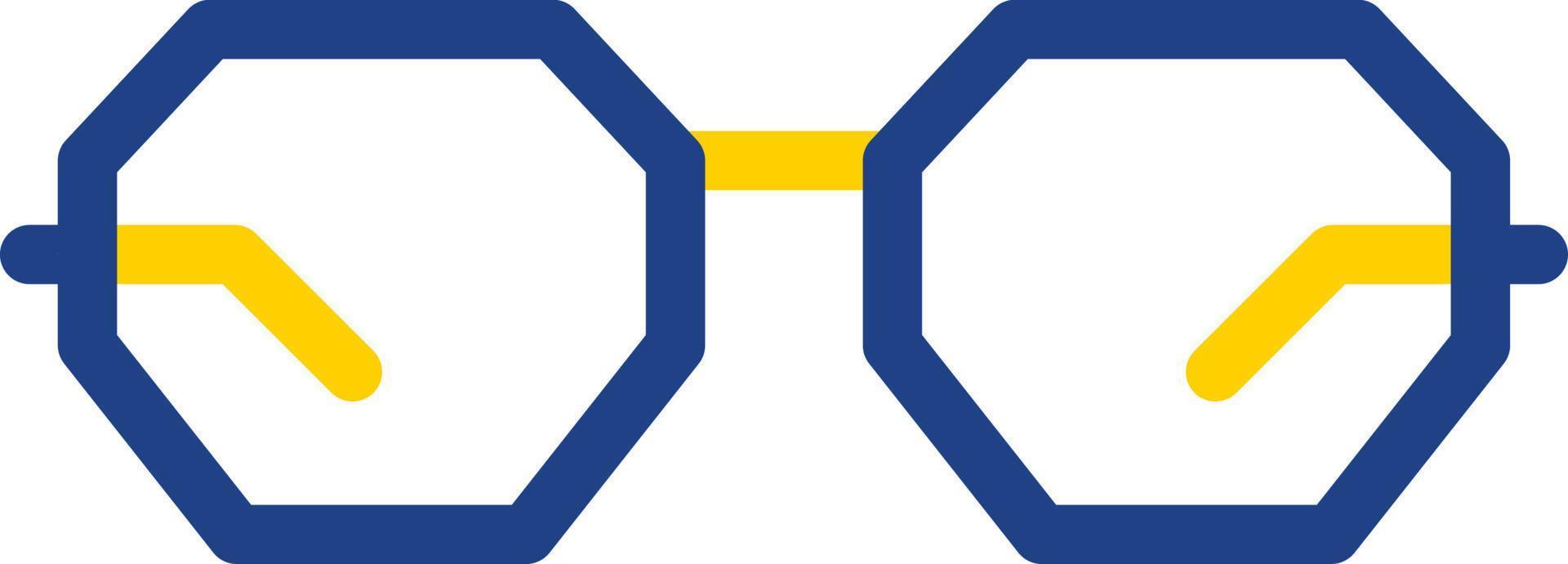 Eyeglasses Vector Icon Design