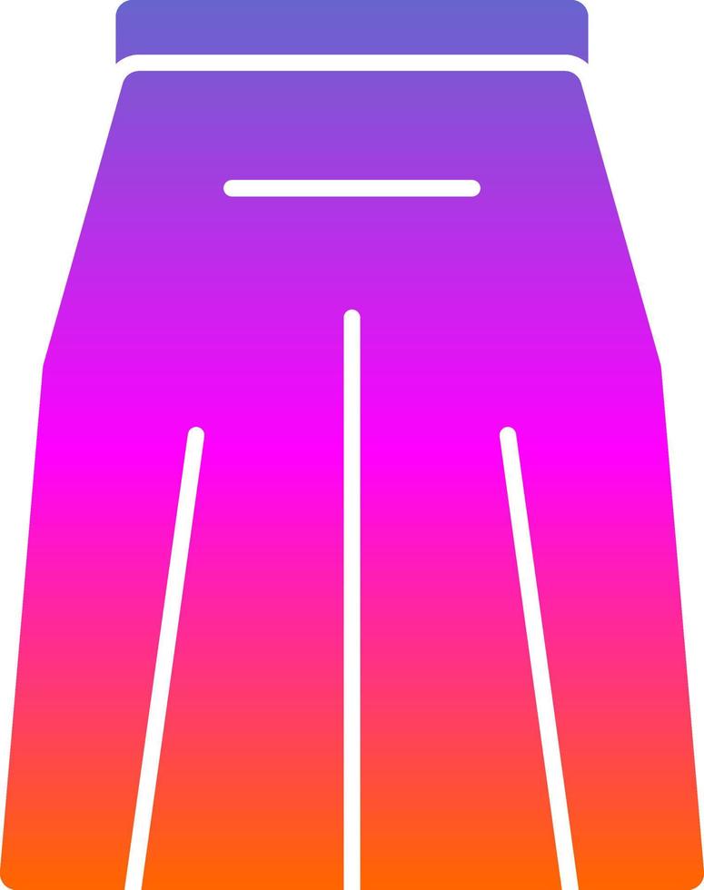 Long Skirt Vector Icon Design