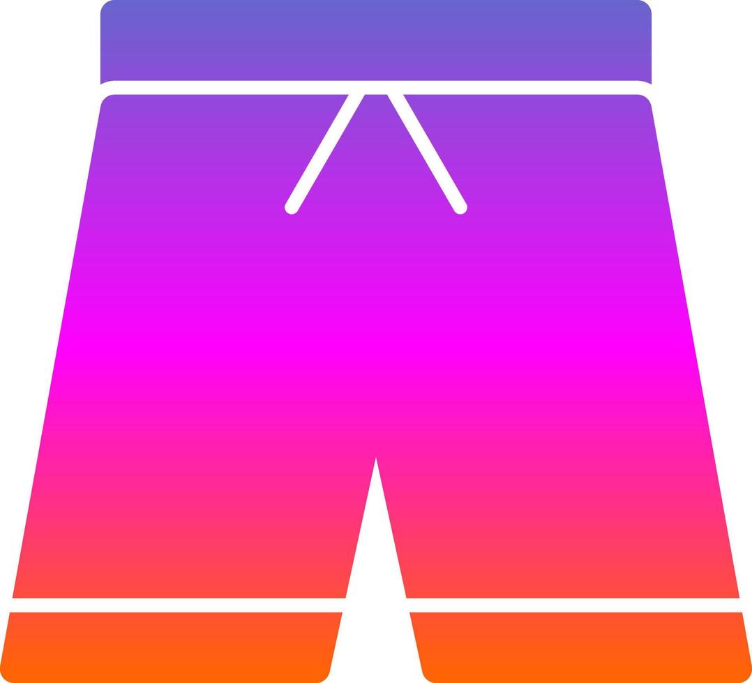 diseño de icono de vector de pantalones cortos