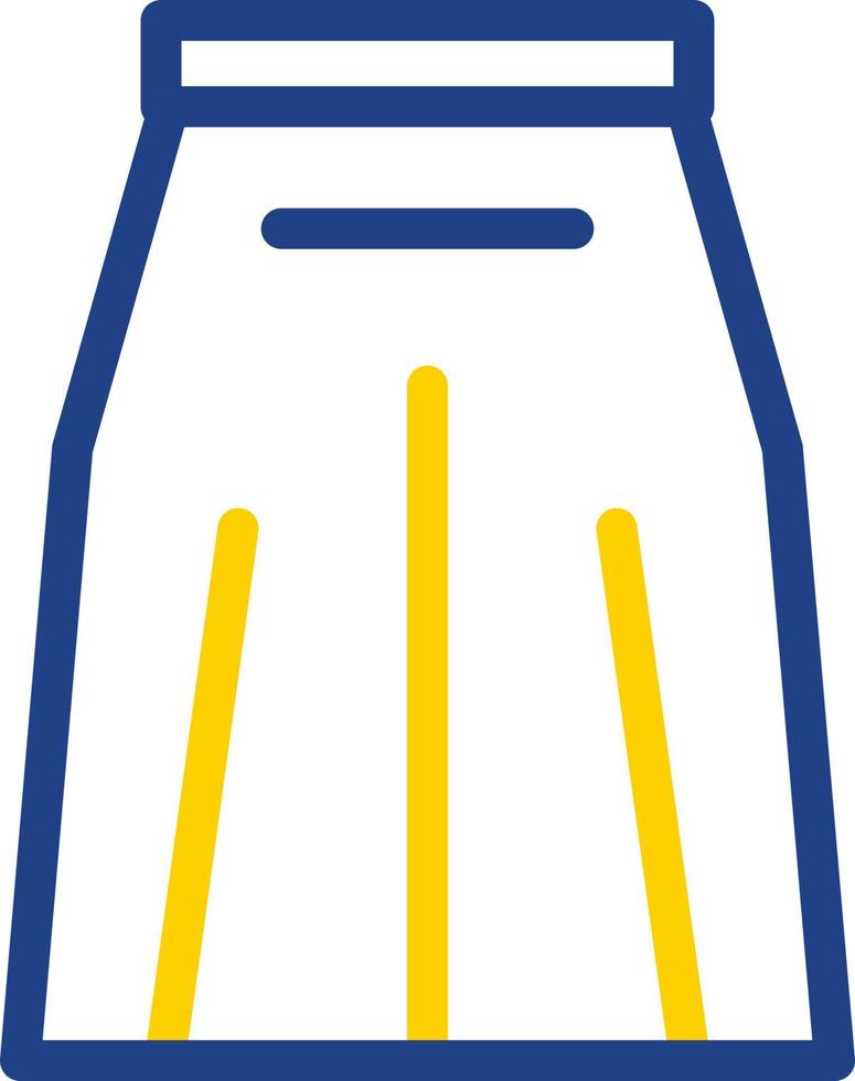 Long Skirt Vector Icon Design