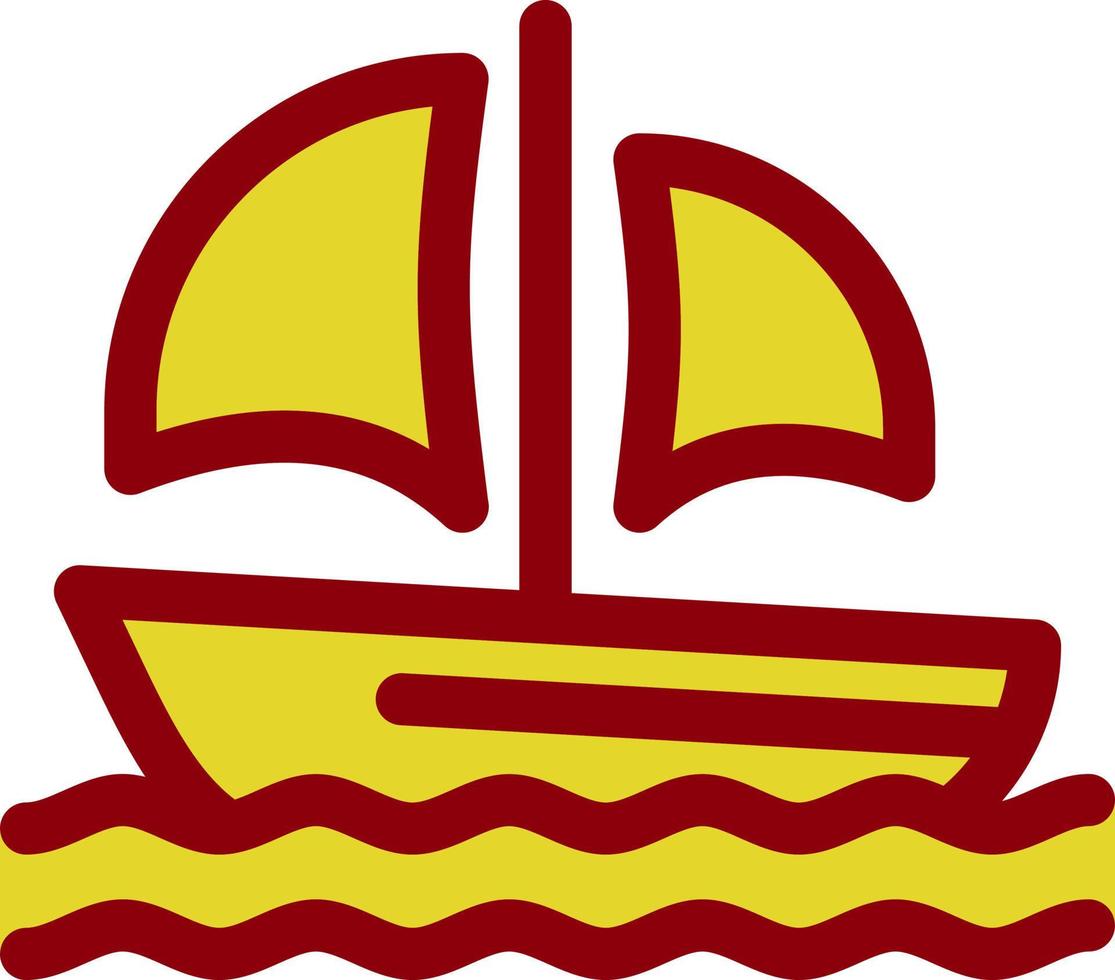 diseño de icono de vector de barco