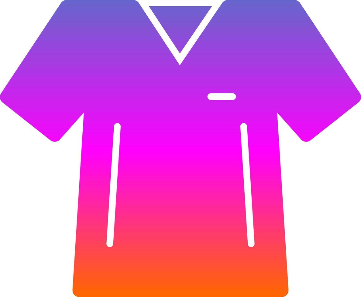 V Neck Shirt Vector Icon Design