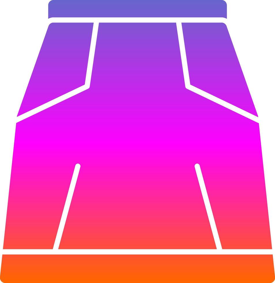 Skirt Vector Icon Design