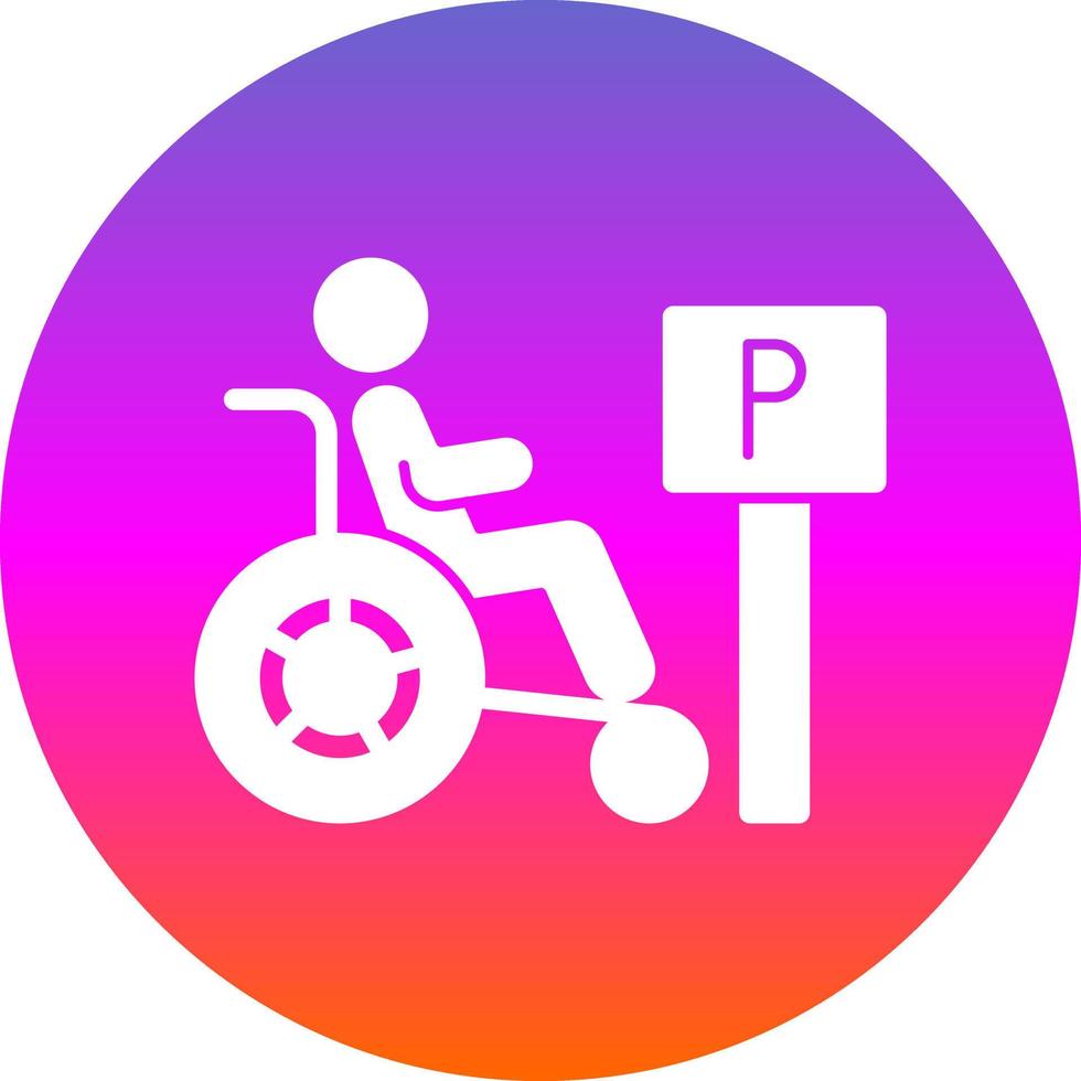 Handicap Vector Icon Design