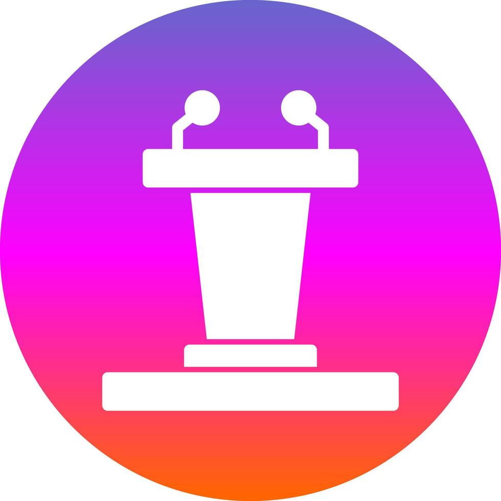 Podium Vector Icon Design