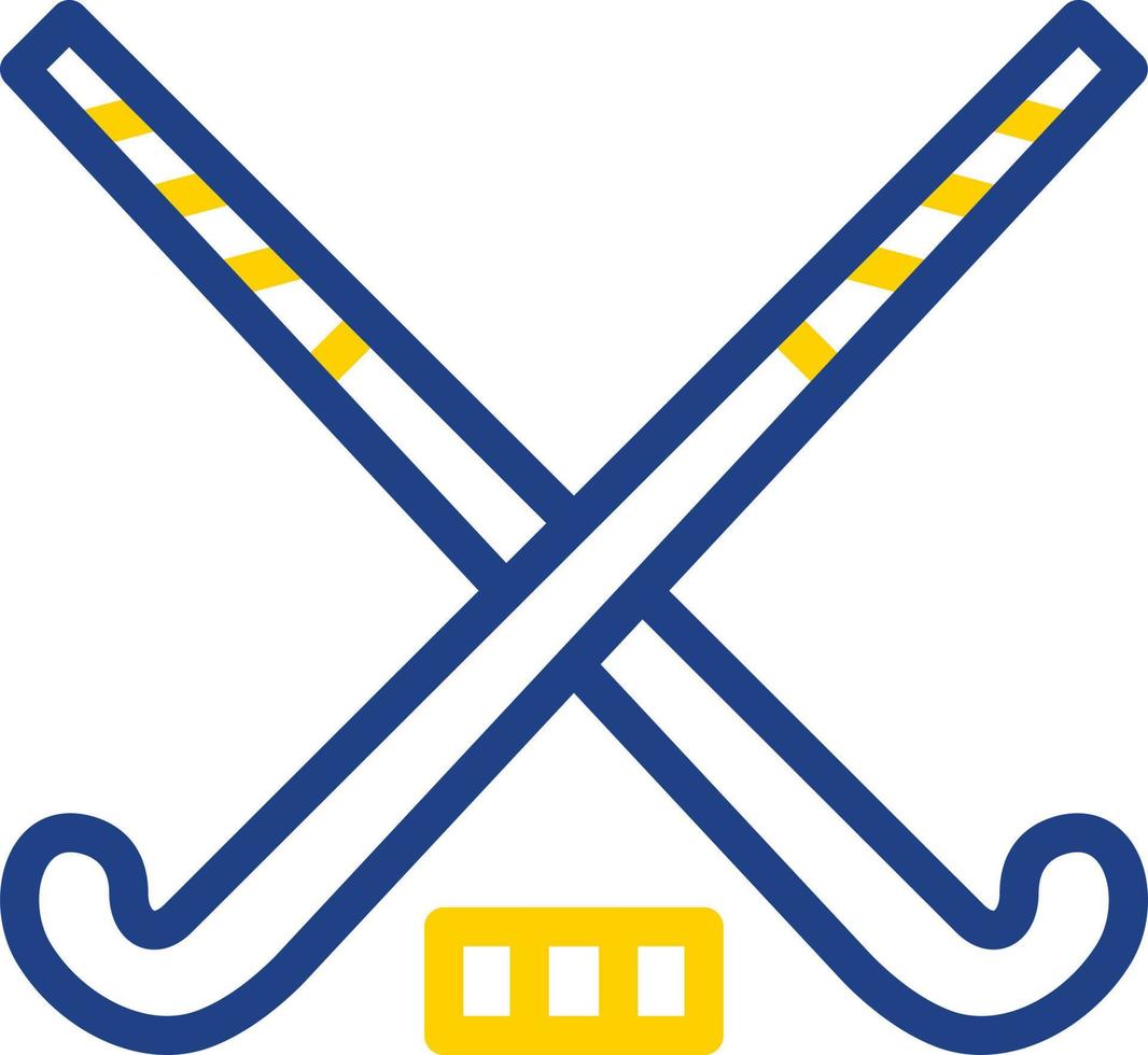 diseño de icono de vector de hockey