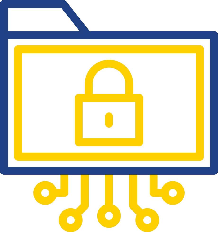 Data Encryption Vector Icon Design