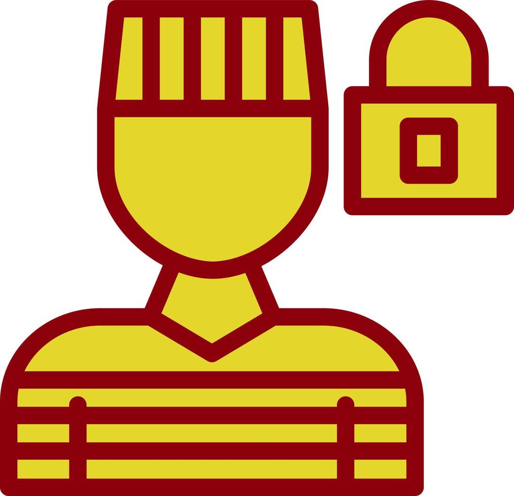 Prisoner Vector Icon Design