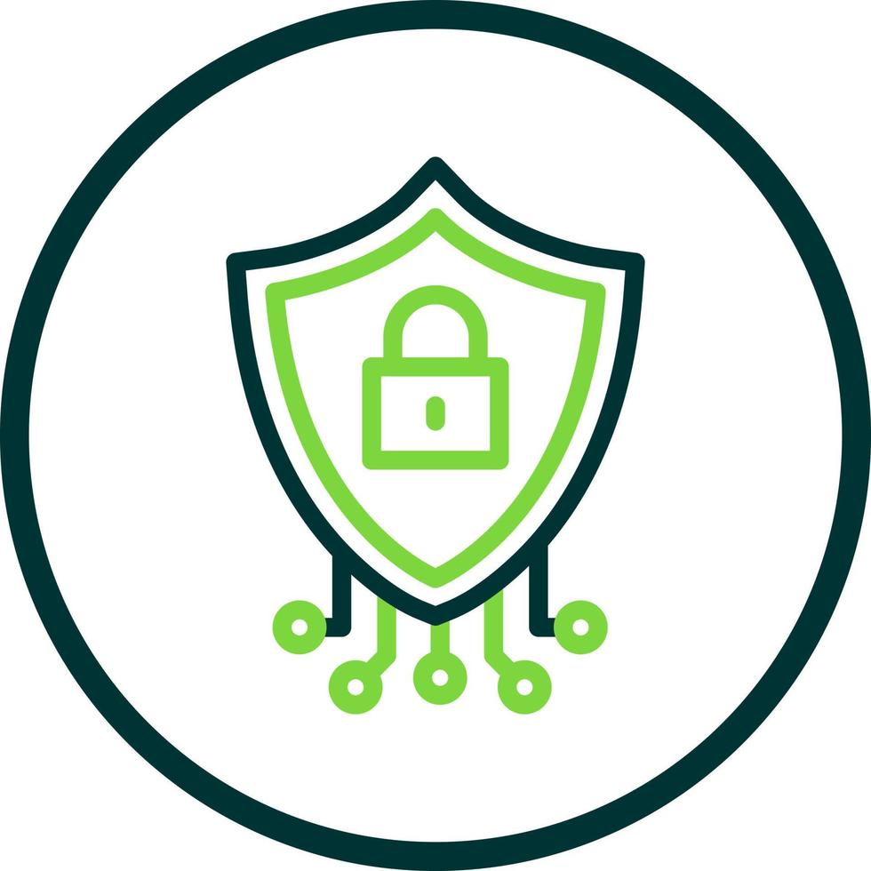 Cyber Security Vector Icon Design
