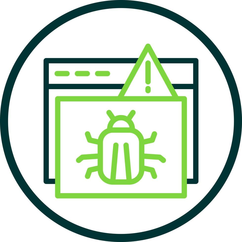Infected Vector Icon Design