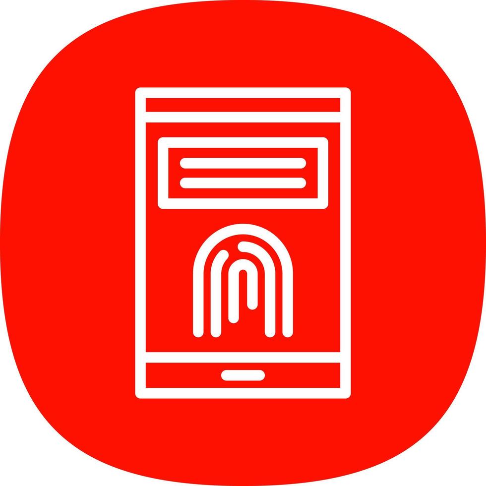 Finger Print Vector Icon Design